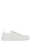 ANN DEMEULEMEESTER EMBELLISHED LEATHER SNEAKERS