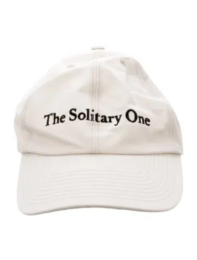 Pre-owned Ann Demeulemeester Embroidered Baseball Cap In Neutrals