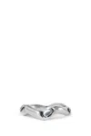 Ann Demeulemeester Emi Futuristic Thorn Ring In Metallic