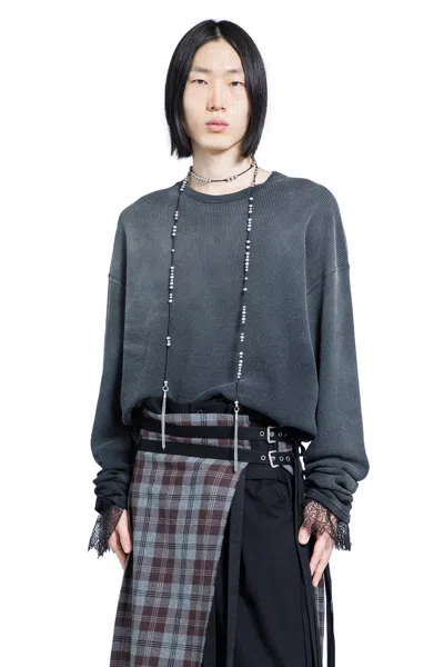 Ann Demeulemeester Emil ''eternal Eagle'' Long Sleeve T-shirt In Black