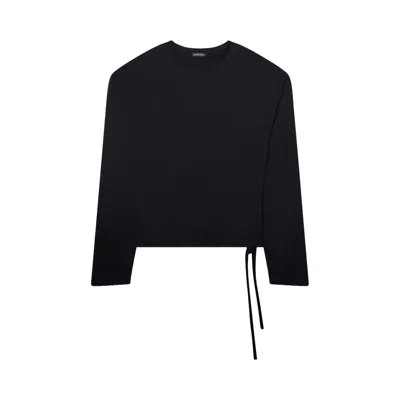 Pre-owned Ann Demeulemeester Emil Hollow Sound T-shirt 'black' | Men's Size Xl
