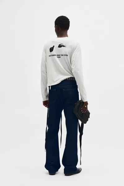 Ann Demeulemeester Emil ''october And The Eyes'' Long Sseeve T-shirt In Multicolor