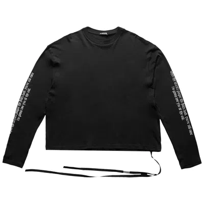 Pre-owned Ann Demeulemeester Emil Relax Fit Boxy T-shirt 'black' | Men's Size Xl