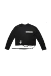 Ann Demeulemeester Emil Relax Fit Boxy T-shirt With Printed Patches Black