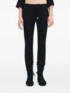 Ann Demeulemeester Esti Cropped Bias Cut Trousers