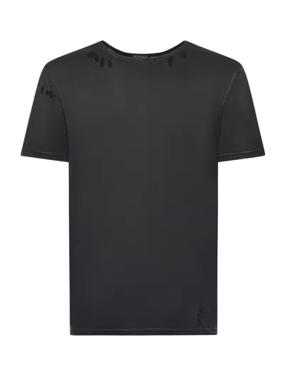 Ann Demeulemeester Eternal Eagle Cotton T-shirt In Neutral