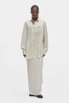 Ann Demeulemeester Elisabeth Long High Comfort Shirt In White
