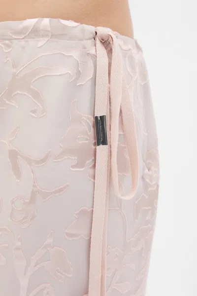 Ann Demeulemeester Eveline Long Bias Skirt In Pink