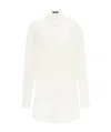 Ann Demeulemeester Extra-length Long-sleeved Shirt In White