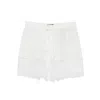 Ann Demeulemeester Fabric Shorts In White