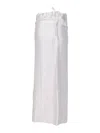 Ann Demeulemeester White Eveline Long Bias Maxi Skirt In Beige