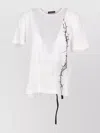 Ann Demeulemeester White Fanie Standard Fit T-shirt