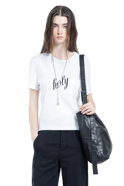 Ann Demeulemeester Fanie Standard Fit T-shirt In White