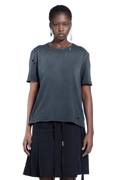 Ann Demeulemeester Fanie Standard T-shirt In Blue