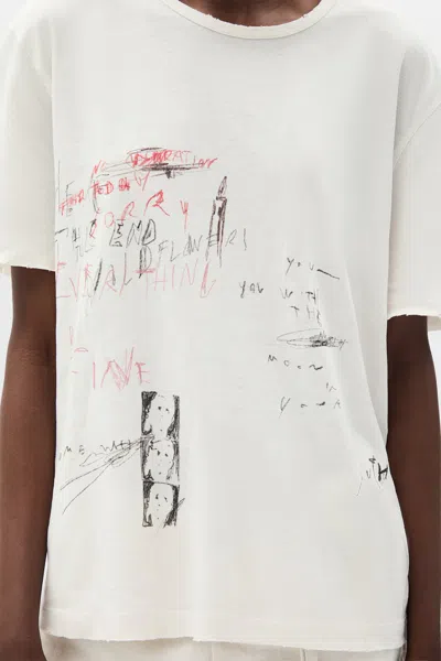 Ann Demeulemeester Fanie Standard T-shirt In Multi