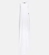Ann Demeulemeester Fernande Flared Cotton Gown In White