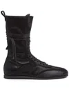 Ann Demeulemeester Fides High-top Boxing Sneakers