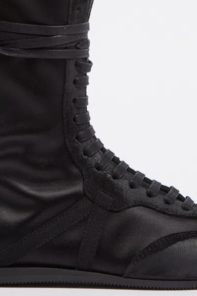 Ann Demeulemeester Fides High-top Boxing Sneakers In Multicolor