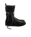 Ann Demeulemeester Fides Soft High-top Boxing Sneakers In Black