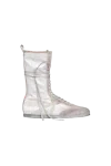 Ann Demeulemeester Fides Soft High-top Boxing Sneakers White In White