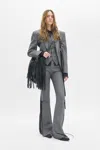 Ann Demeulemeester Fie Bootcut Trousers In Gray