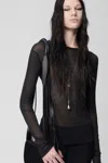 Ann Demeulemeester Fiene Long Sleeve T-shirt In Multicolor