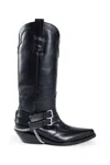 Ann Demeulemeester Finnbo Santiago Boots With Belts In Black