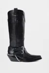 Ann Demeulemeester Finnbo Santiago Boots With Belts In Black