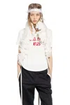 Ann Demeulemeester Floor Micro T-shirt In White