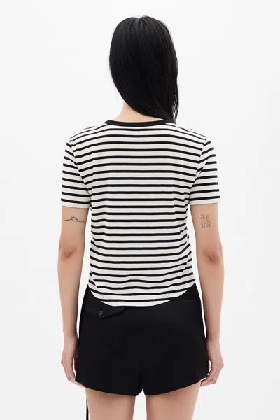 Ann Demeulemeester Floor Micro T-shirt In Multi