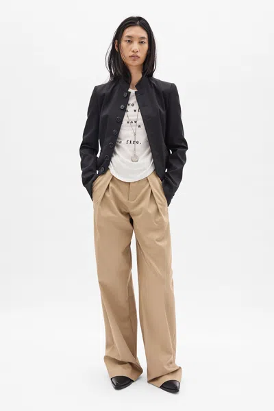 Ann Demeulemeester Floor Micro T-shirt In Black