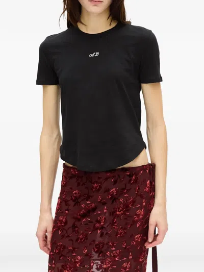 Ann Demeulemeester Floor Micro T-shirt In Multi