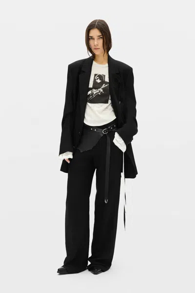 Ann Demeulemeester Floor Micro T-shirt In Multicolor