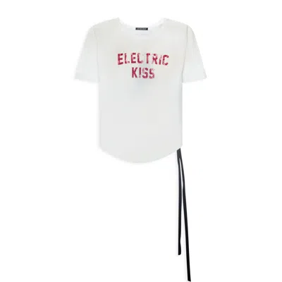 Ann Demeulemeester Floor Micro T-shirt White