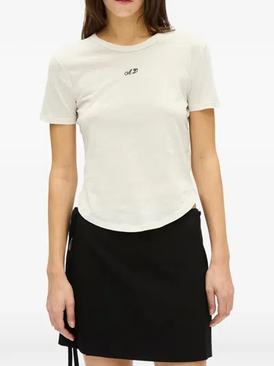 Ann Demeulemeester Floor T-shirt In White