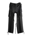 Ann Demeulemeester Fressa Cargo Pants In Black
