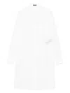 Ann Demeulemeester Gabi Long Relax Fit Shirt Draped On Back