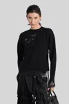 Ann Demeulemeester Gabriela Knitwear In Black Wool In Black