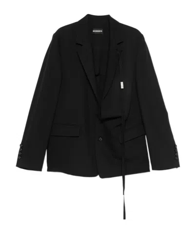 Ann Demeulemeester Galm Blazer In Black