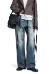 Ann Demeulemeester Genoveva 5 Pocket Bootcut Jeans In Blue