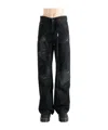 Ann Demeulemeester Genoveva 5-pockets Bootcut Trousers In Black