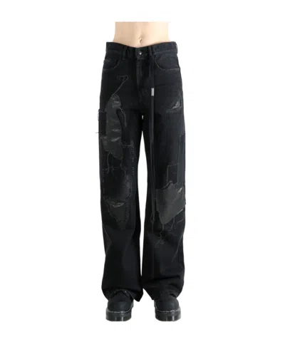 Ann Demeulemeester Genoveva 5-pockets Bootcut Trousers In Black