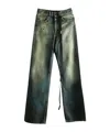 Ann Demeulemeester Genoveva 5-pockets Bootcut Trousers In Green