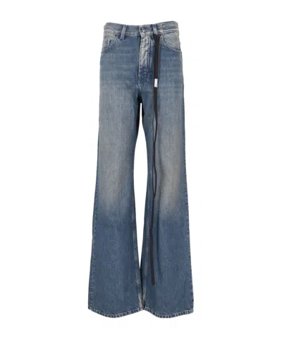 Ann Demeulemeester Genoveva 5-pockets Flared Jeans In Blue