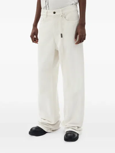 Ann Demeulemeester Genoveva Trousers In Neutral
