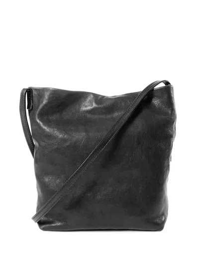 Ann Demeulemeester "ger" Mini Soft Shoulder Bag In Black