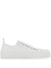 Ann Demeulemeester 30mm Gert Denim Low-top Sneakers In White