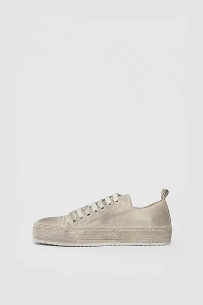 Ann Demeulemeester Gert Low Top Sneakers Dirty White In Multicolor