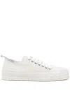 Ann Demeulemeester Man Sneakers White Size 9 Soft Leather In White