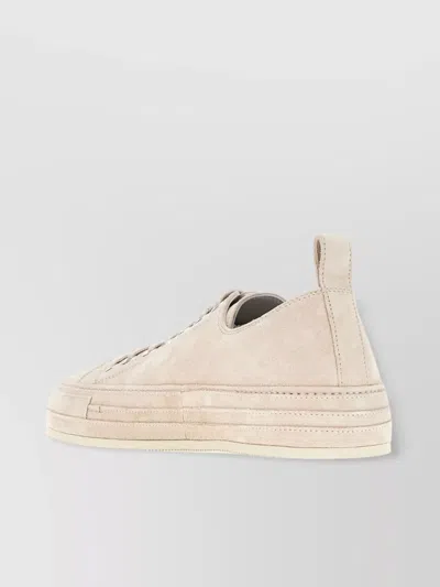 Ann Demeulemeester Gert Round Toe Suede Sneakers